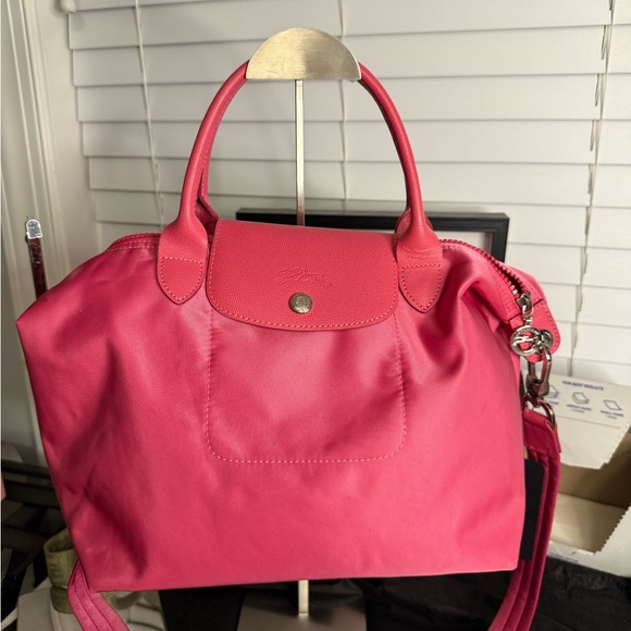 Longchamp Handbags - Longchamp Vibrant Pink Tote Bag